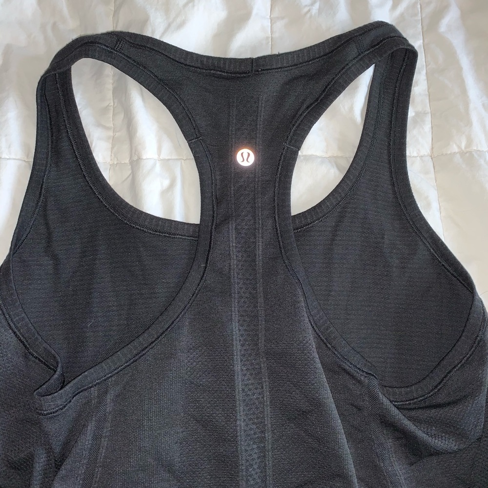 lululemon athletica Black Racerback Tank Top